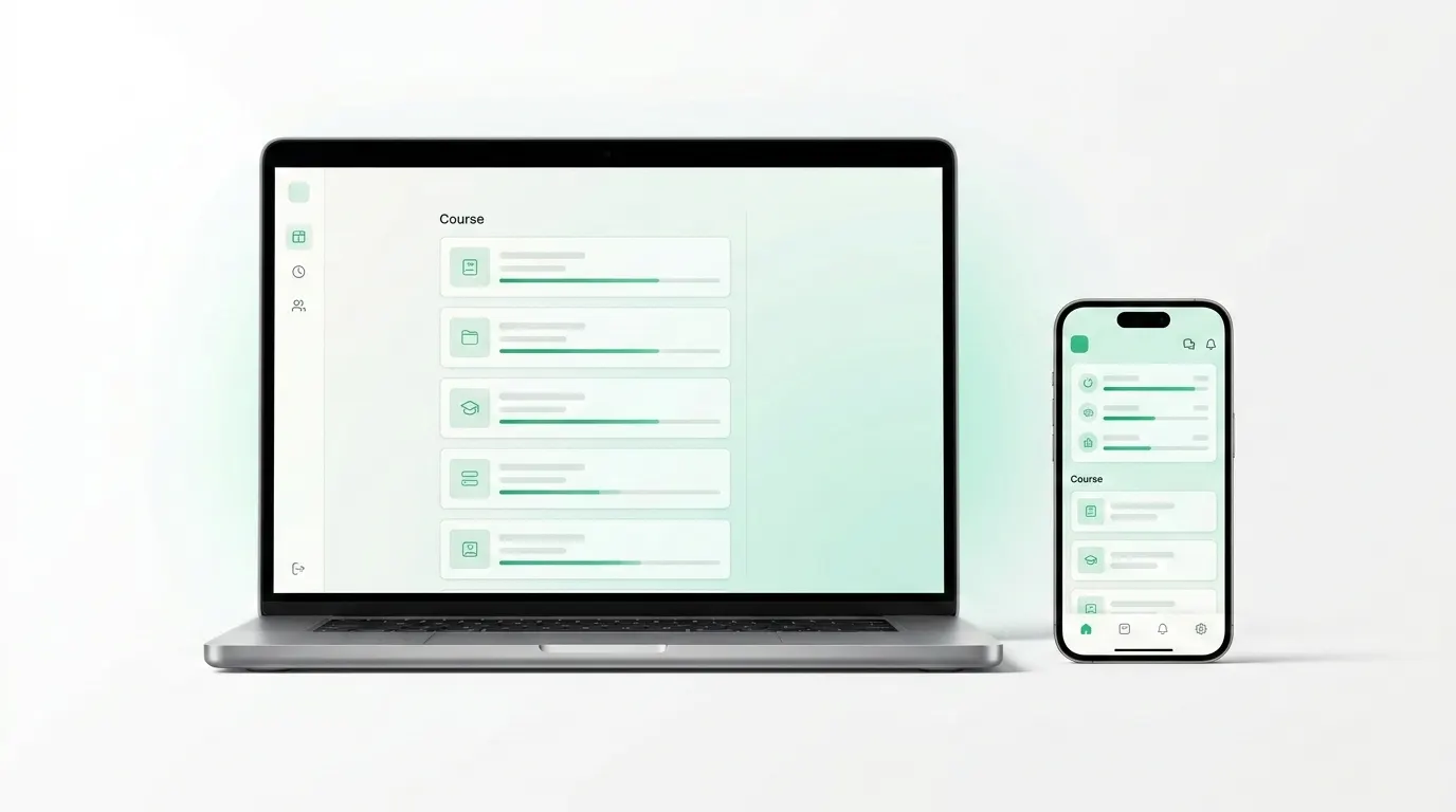 Multi-platform e-learning app — desktop and mobile support in Nepal